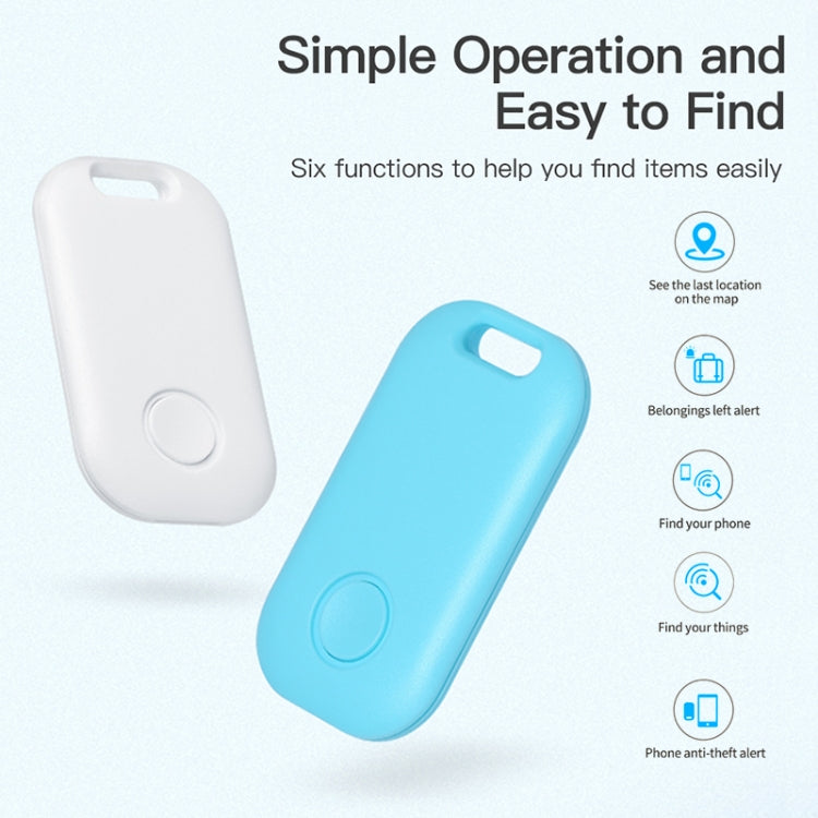 2 PCS S6 Square Bluetooth Anti-Lost Device Key Luggage Tracking Device Two-Way Alarm, Black, White, Blue 2 PCS S6 Square Bluetooth Anti-Lost Device Key Luggage Tracking Device Two-Way Alarm, Black, White, Blue